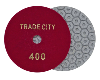 Алмазные гибкие шлифовальные круги Гайка Pads 7-STEP D-100 №400