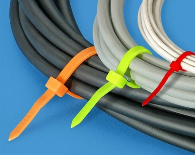 Стяжки нейлоновые 4.8x250мм хомуты 100шт.